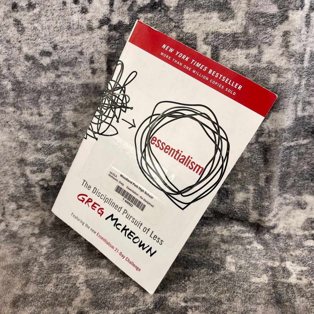 Essentialism The Disciplined Pursuit of Less‎ Greg McKeown Paperback Nonfiction